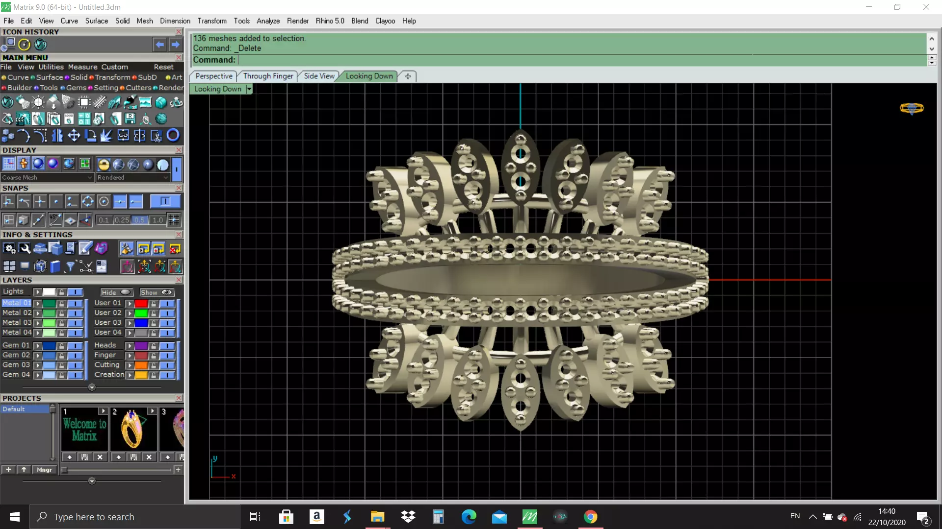 Fashion Ring 3D print model_0