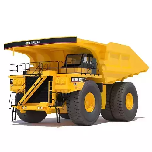 Rigid Dump Truck Cat 793D 3D model