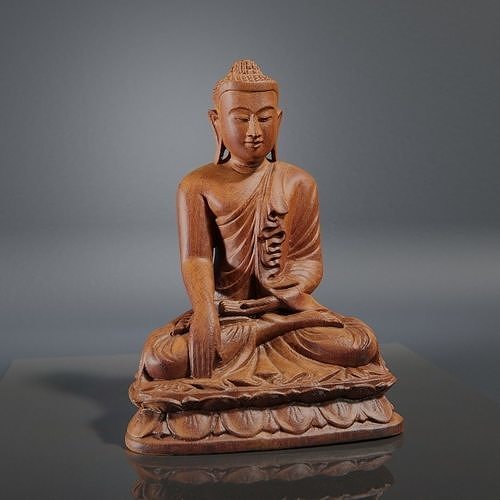 Buddha Statuette 3D model