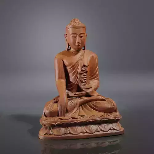 Buddha Statuette 3D model