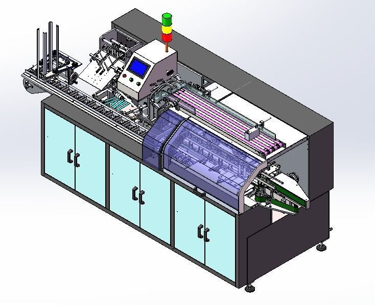 Automatic high-speed cartoning machine  3D model_2