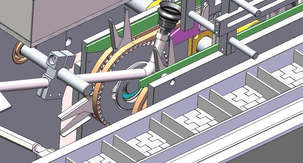 Automatic high-speed cartoning machine  3D model_13