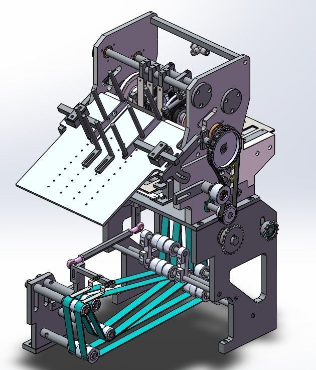 Automatic high-speed cartoning machine  3D model_28
