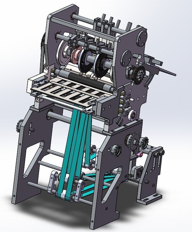 Automatic high-speed cartoning machine  3D model_29