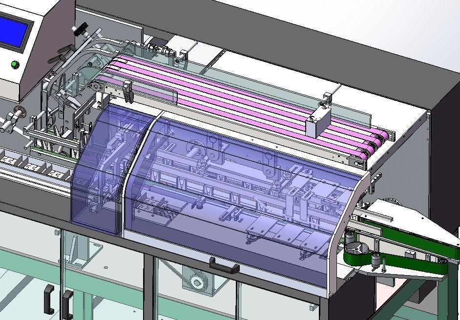 Automatic high-speed cartoning machine  3D model_10