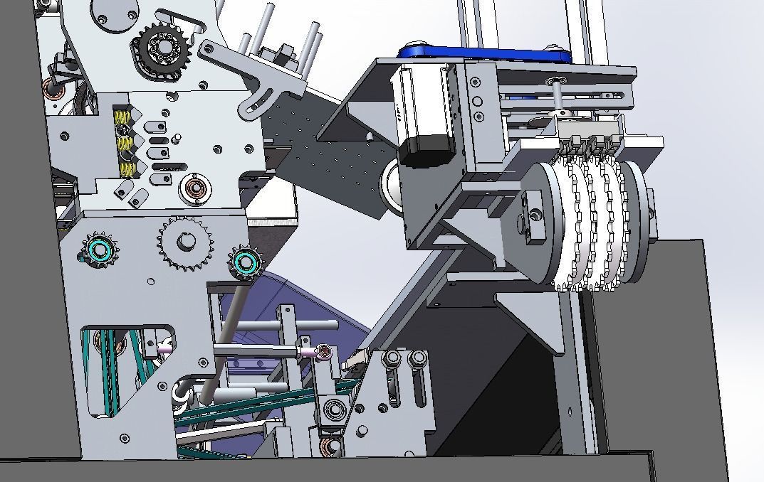 Automatic high-speed cartoning machine  3D model_11