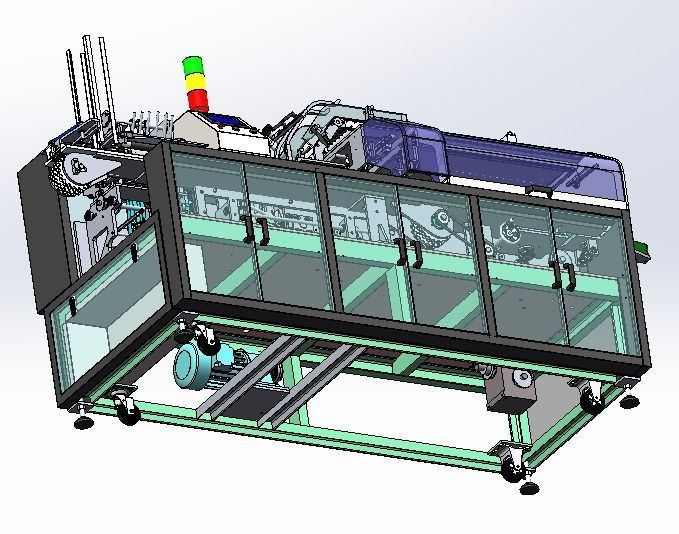 Automatic high-speed cartoning machine  3D model_3