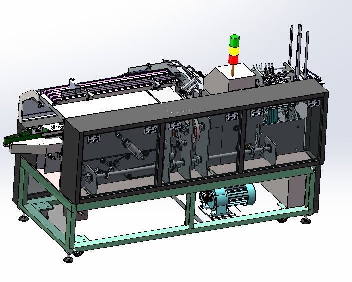 Automatic high-speed cartoning machine  3D model_4
