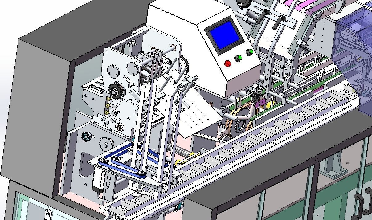 Automatic high-speed cartoning machine  3D model_9