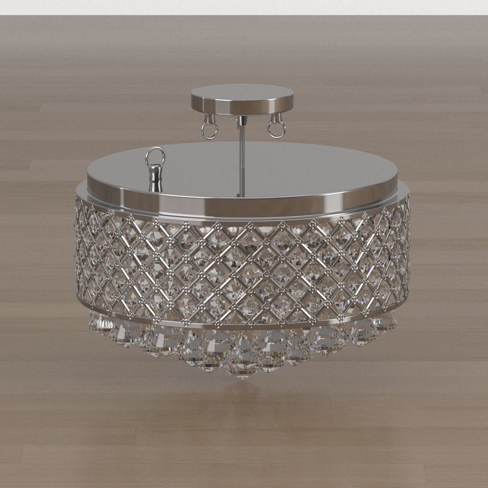 Crystal lamp 3D model_2