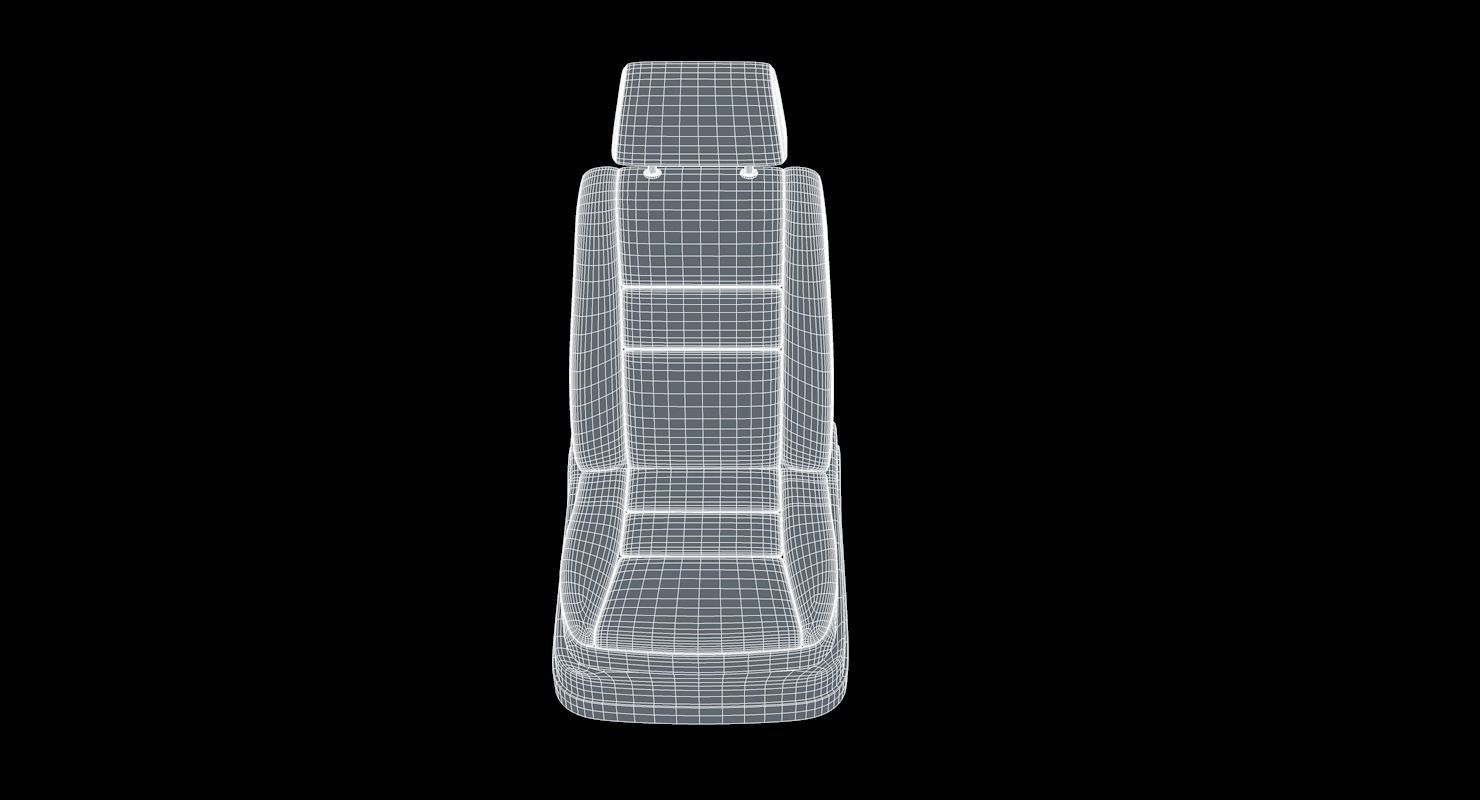 Car seats 3D model_9