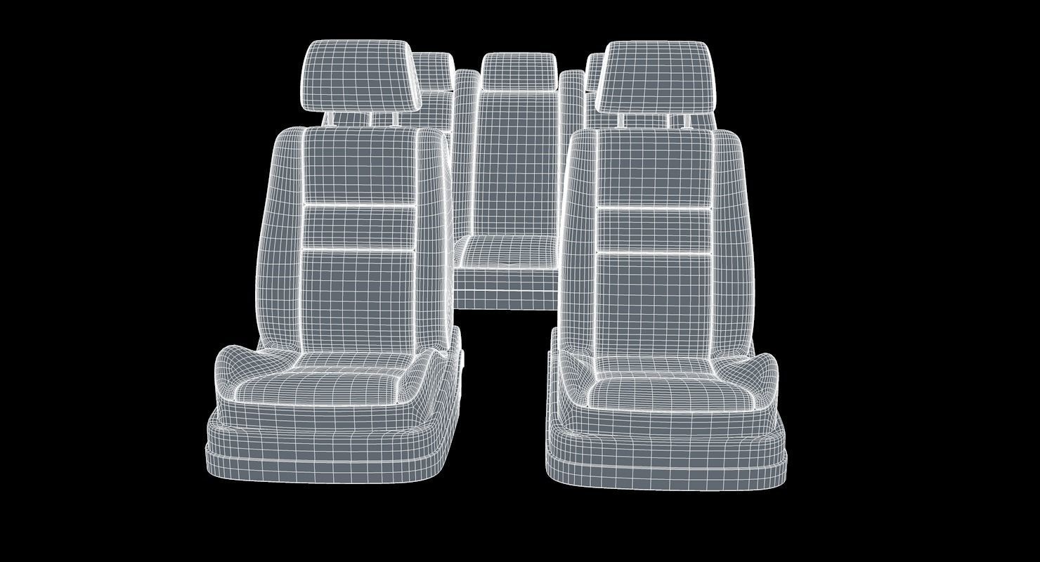 Car seats 3D model_7