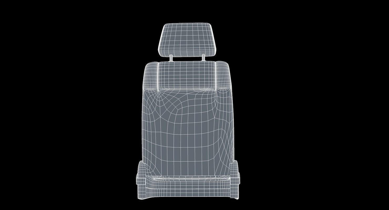 Car seats 3D model_10