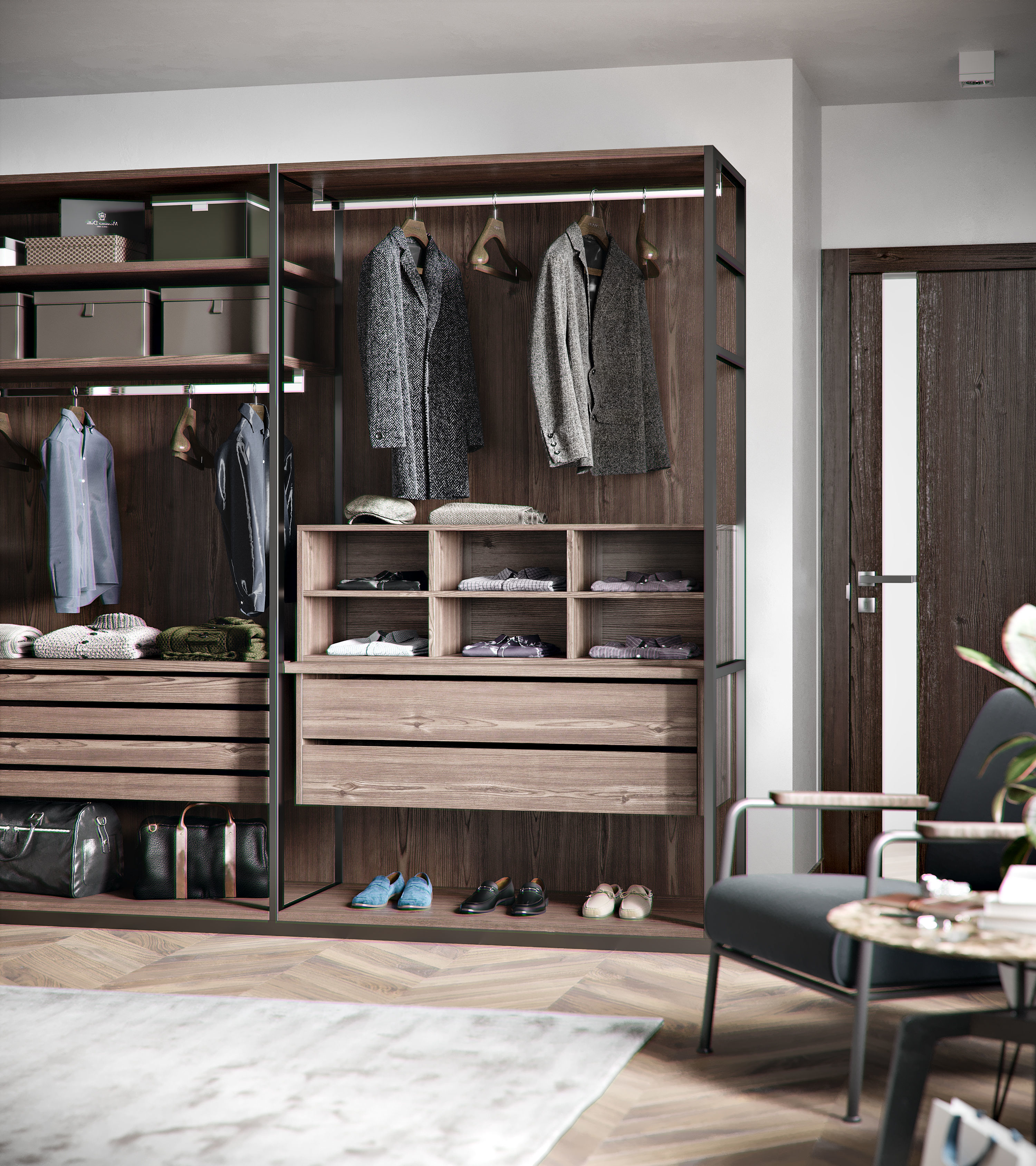 Gentlement Dressing Room 3D model_4