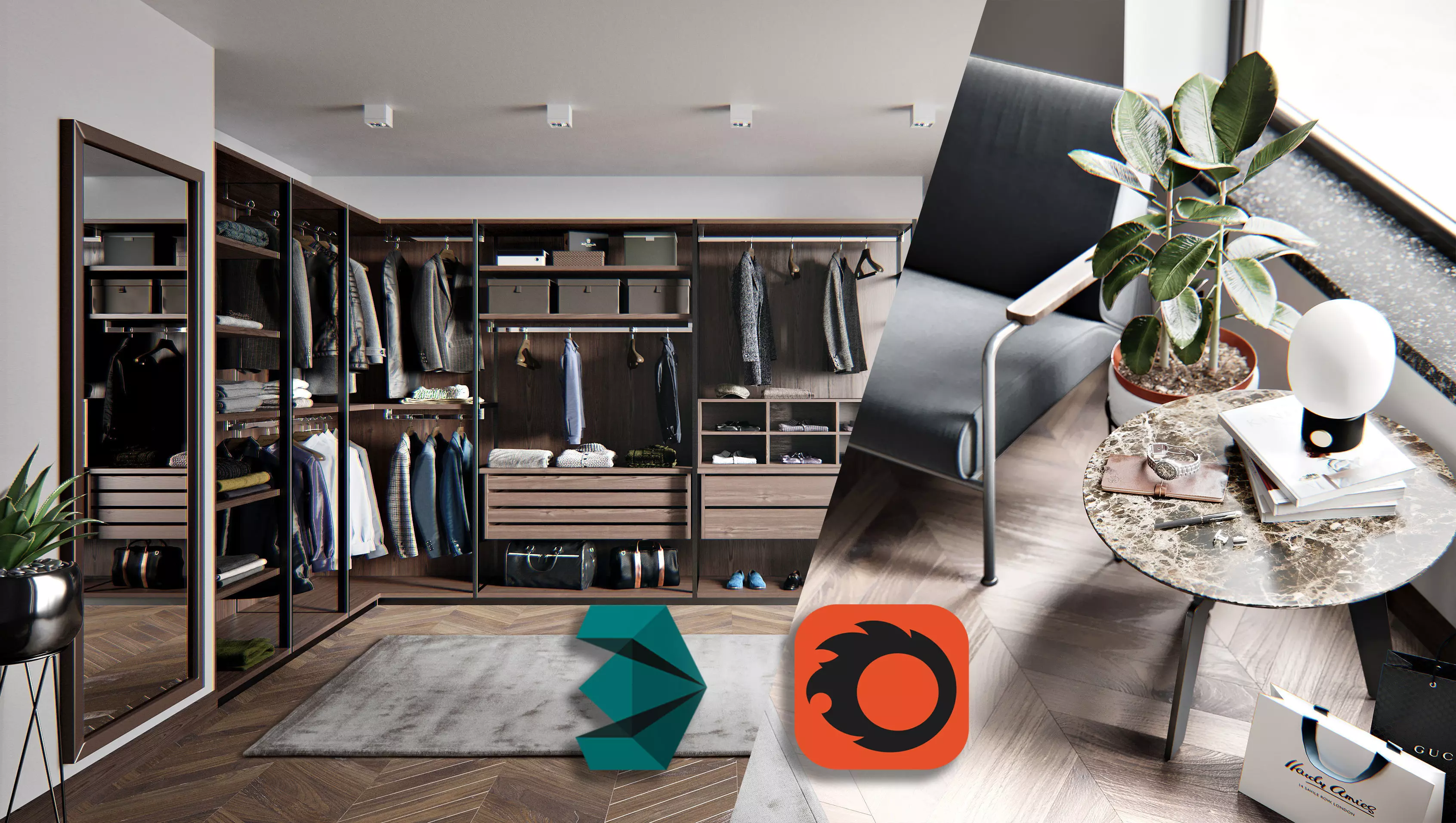 Gentlement Dressing Room 3D model_0