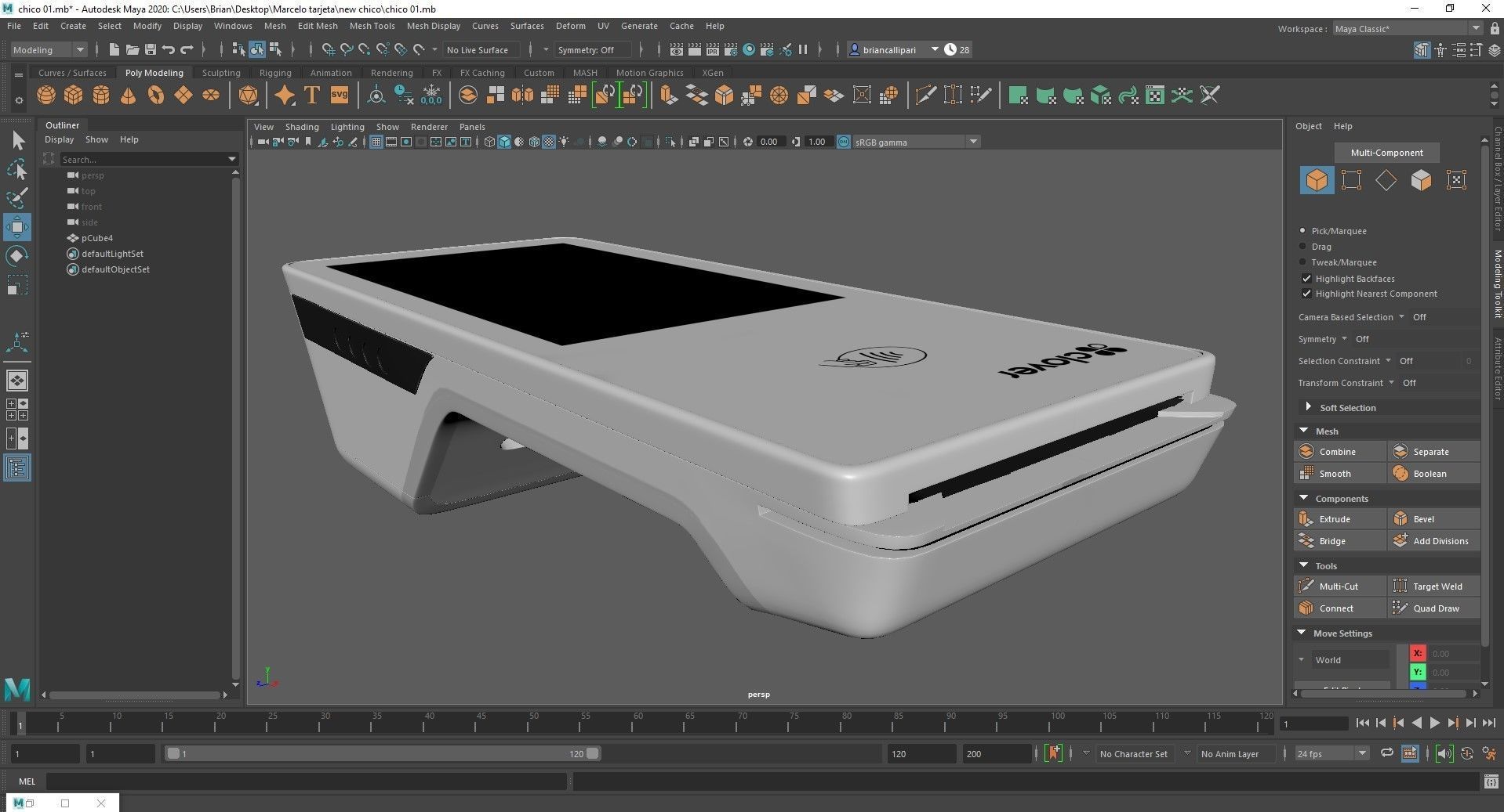 CLover Terminal pos 3D model_9