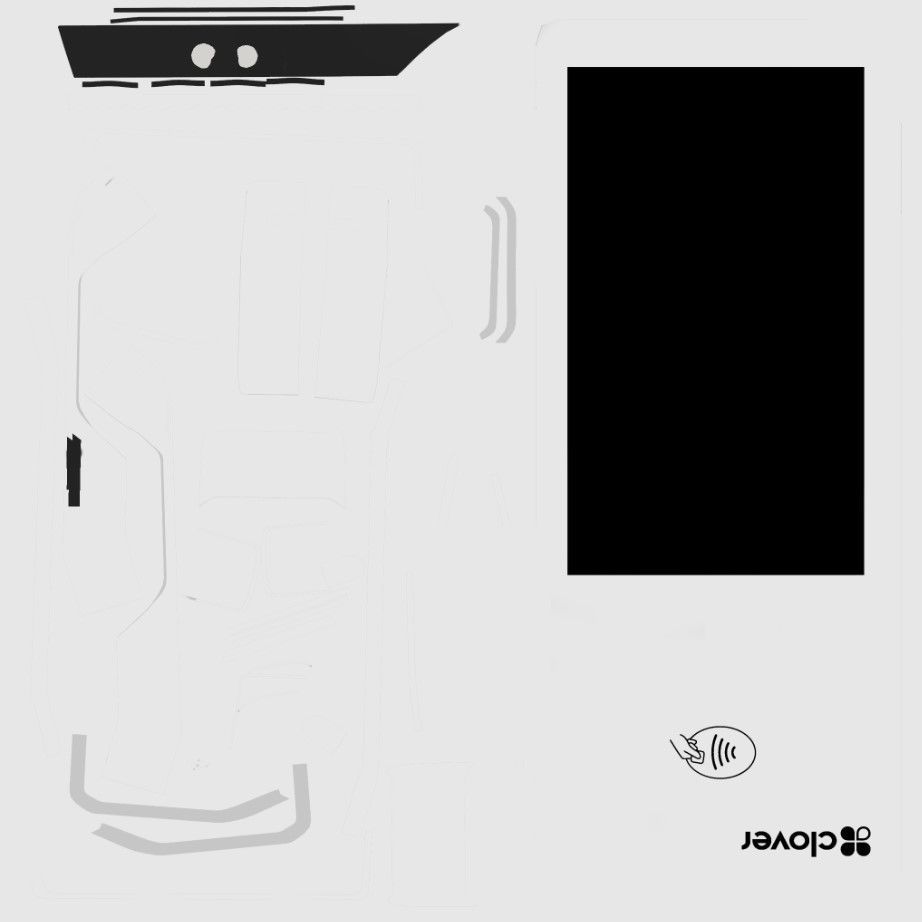 CLover Terminal pos 3D model_12