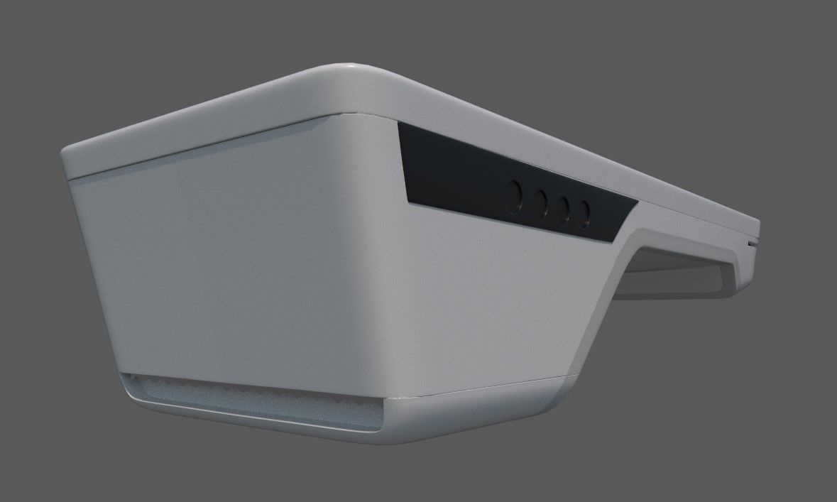 CLover Terminal pos 3D model_1