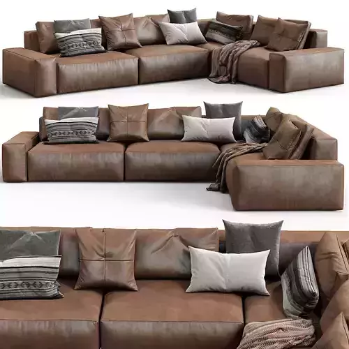 Jesse Leather sofa Daniel composition 6