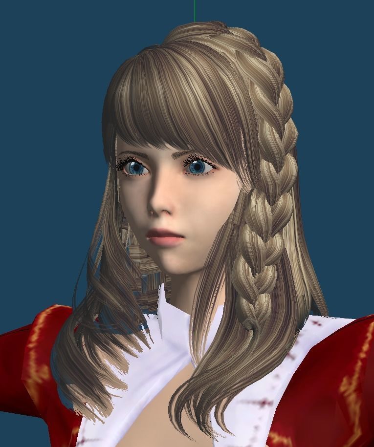 Unity Humanoid Model Female 029 Free 3D model_10