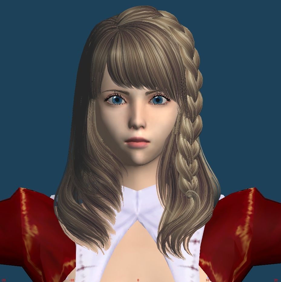 Unity Humanoid Model Female 029 Free 3D model_4