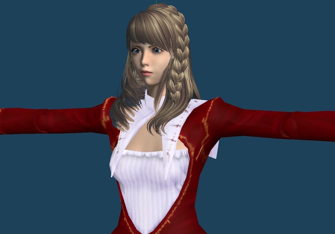 Unity Humanoid Model Female 029 Free 3D model_11