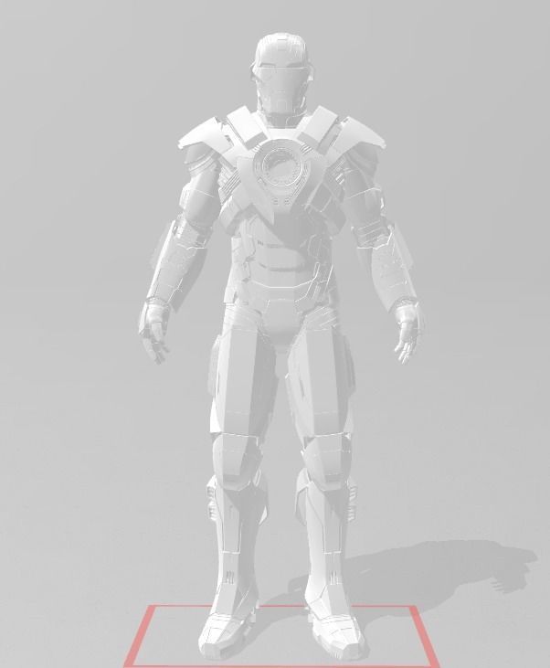 Iron Man MK17 3D print model_2