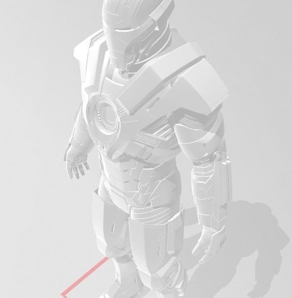 Iron Man MK17 3D print model_3