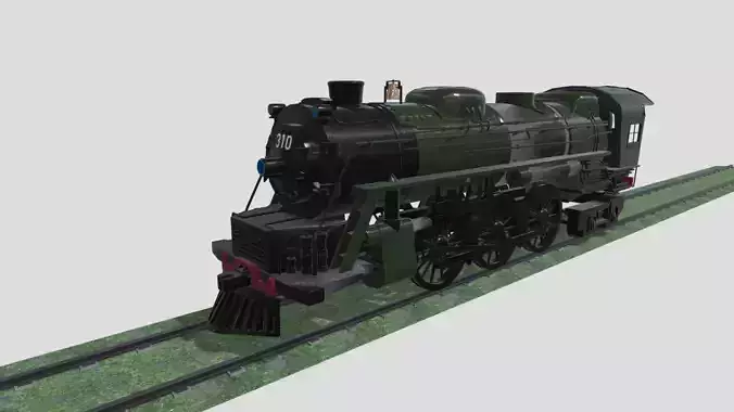 Steam Engine Train Wagon