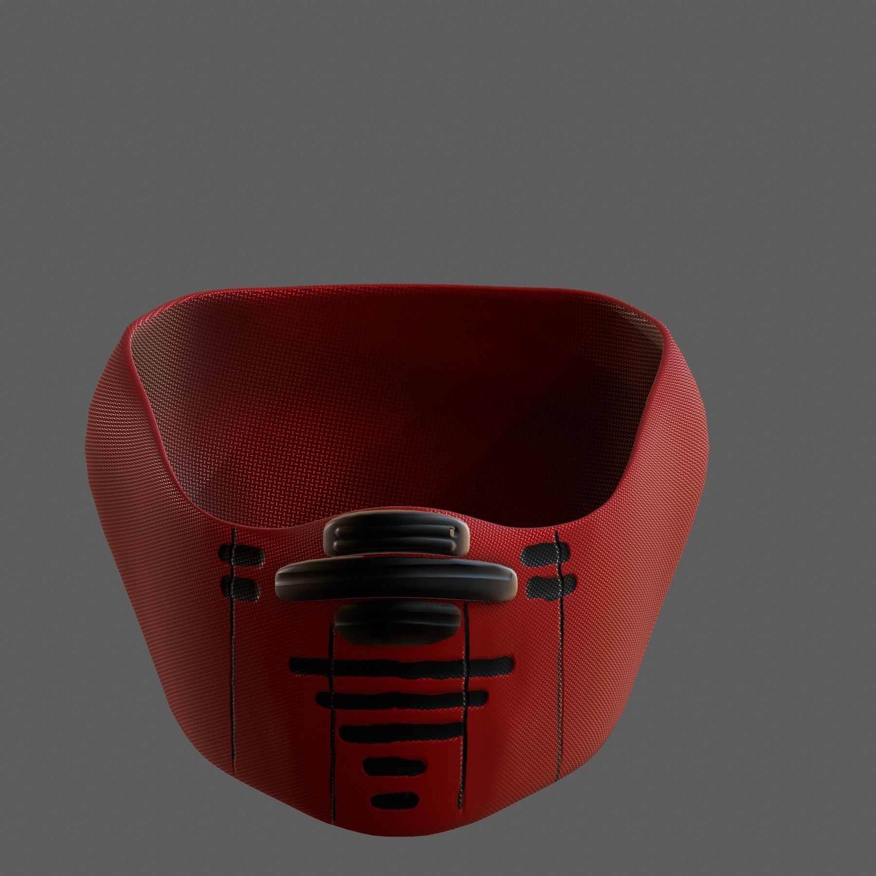 Gas mask helmet 3d model scifi Low-poly Low-poly 3D model_2