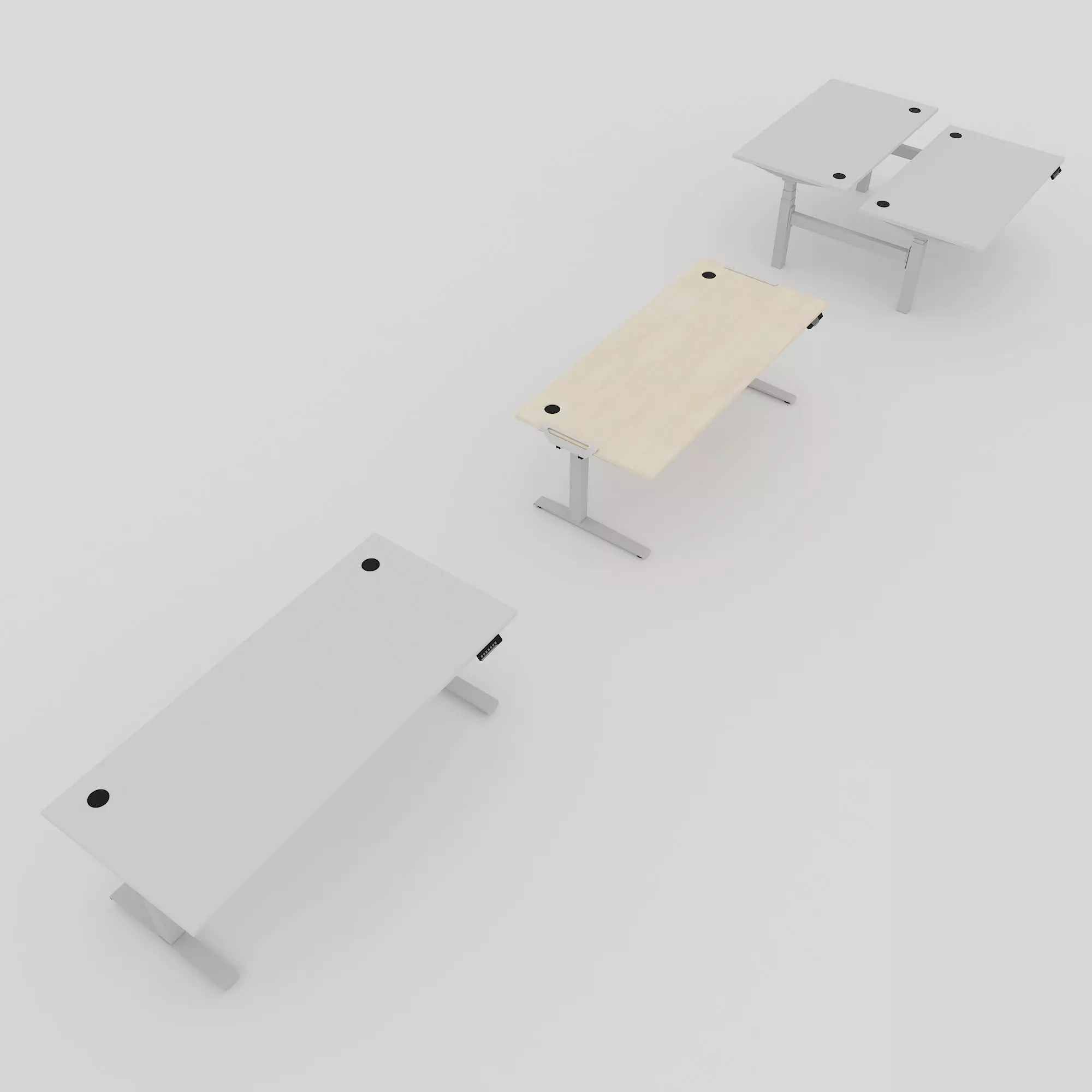 Height Adjustable Desks 3D model_0