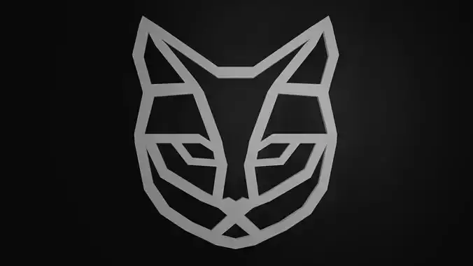 Cat pendant 3D print model