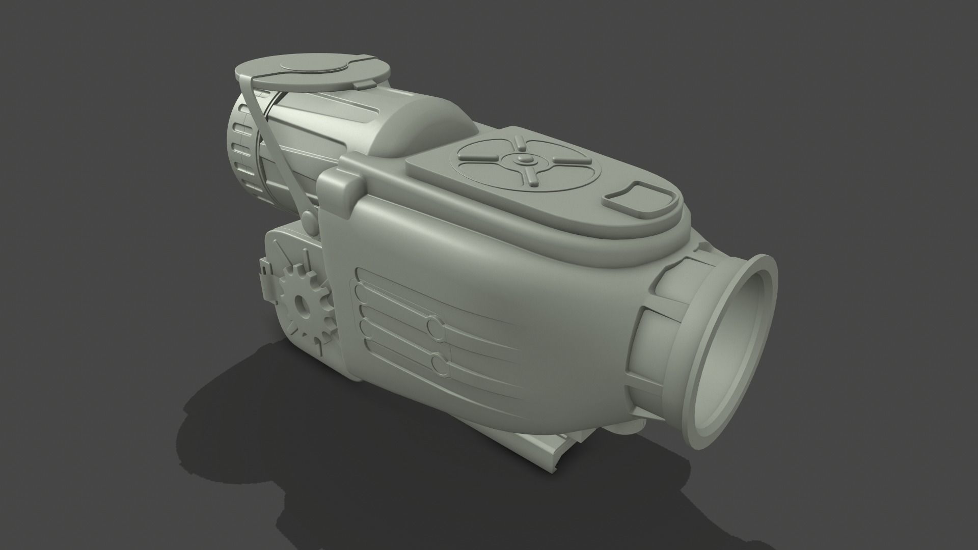 Night vision scope 3D model_2