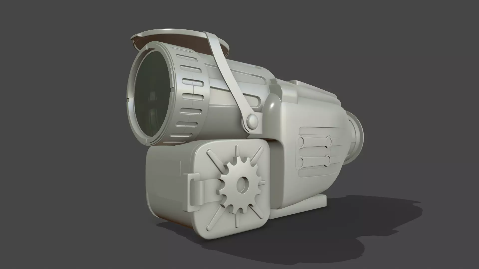 Night vision scope 3D model_0