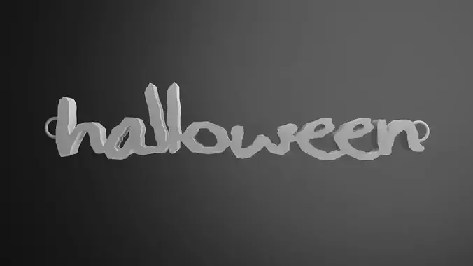 Halloween pendant 3D print model