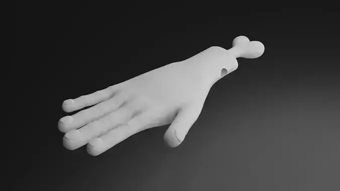 Hand pendant 3D print model