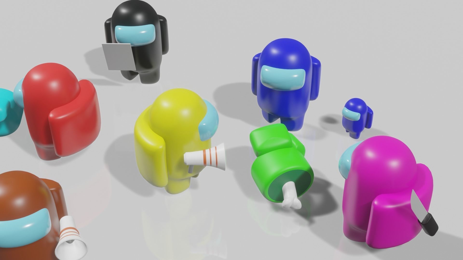 Among Us Characters 3D print model_5