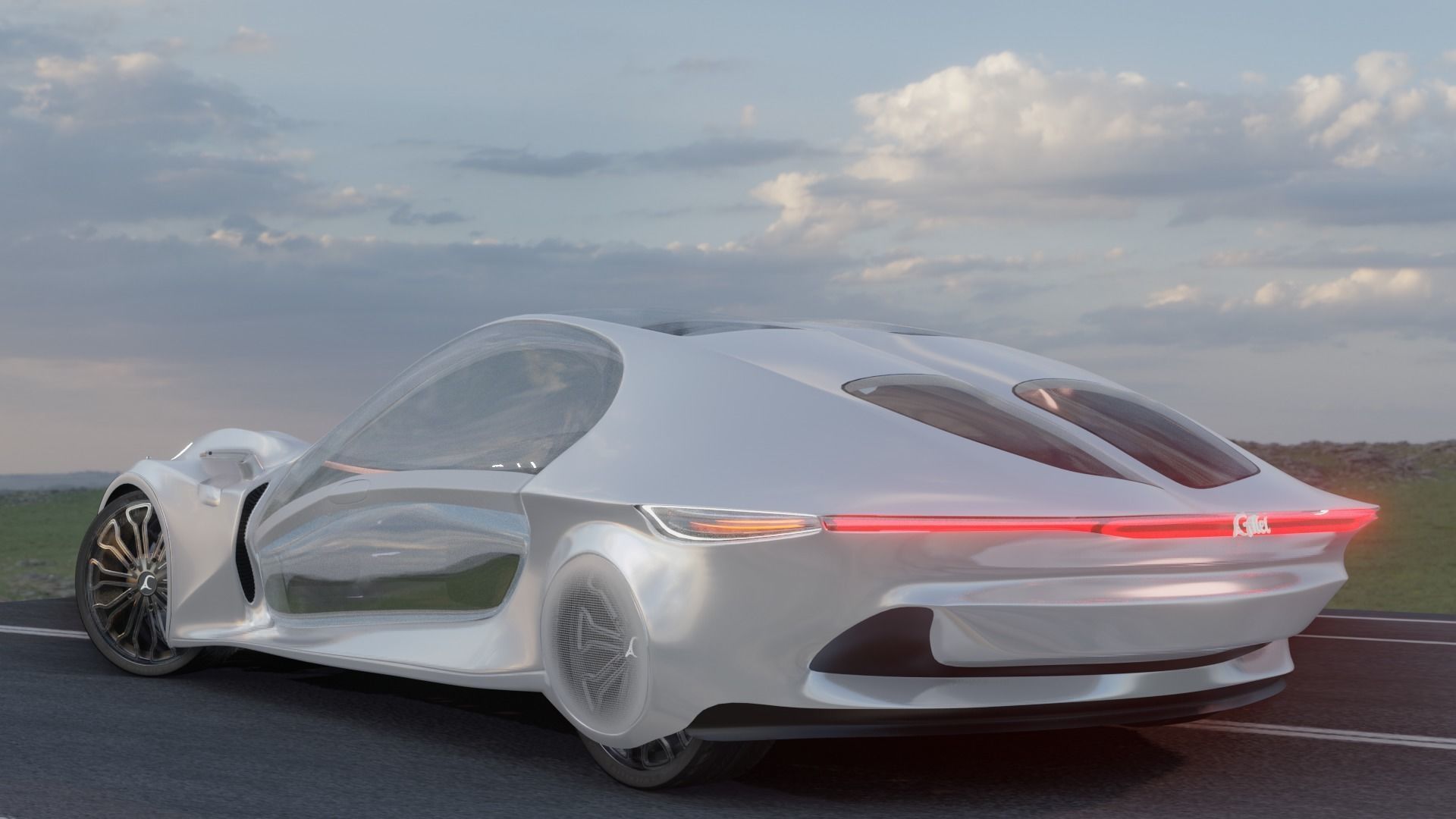 Car concept desing 3D model_0