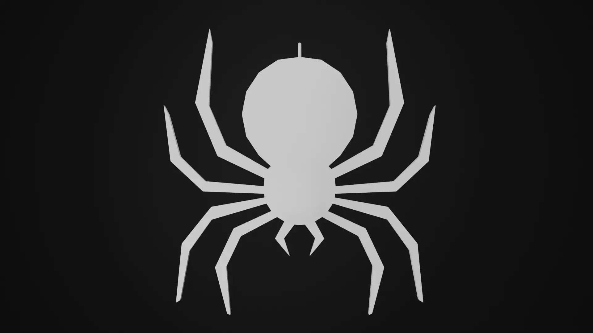 Spider pendant Free 3D print model_0