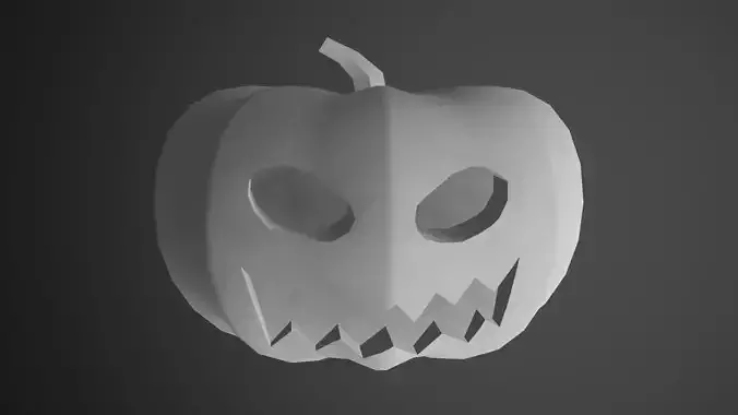 Pumpkin earring 3D print model