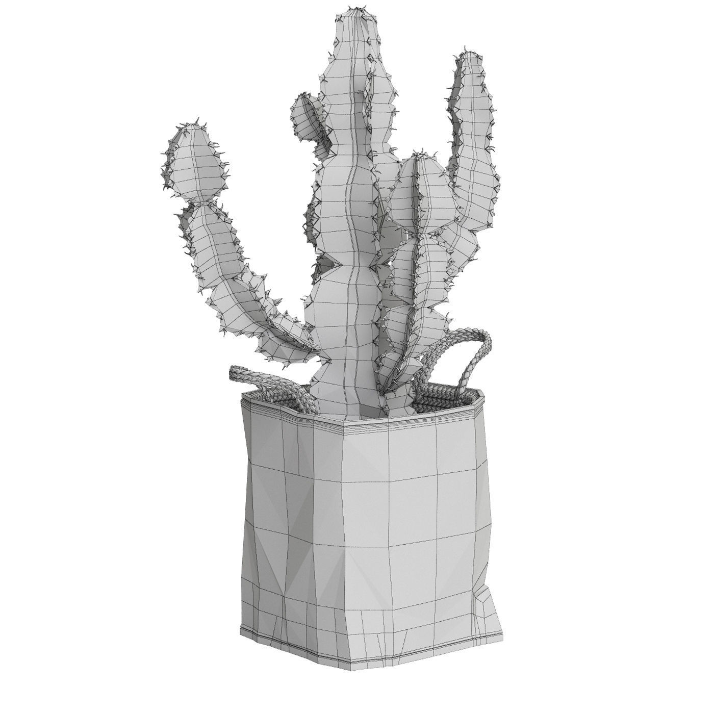 Baskets Set 01 3D model_5