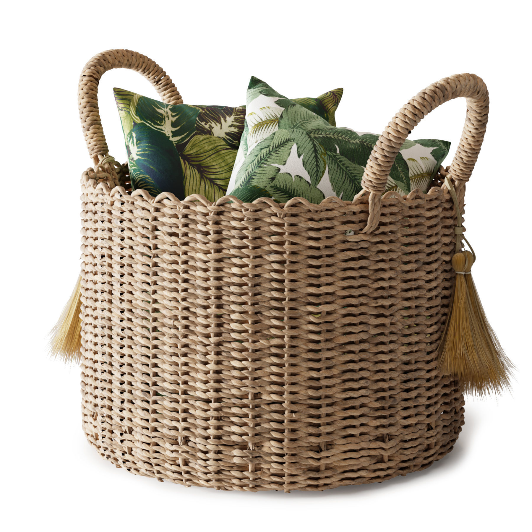 Baskets Set 01 3D model_2