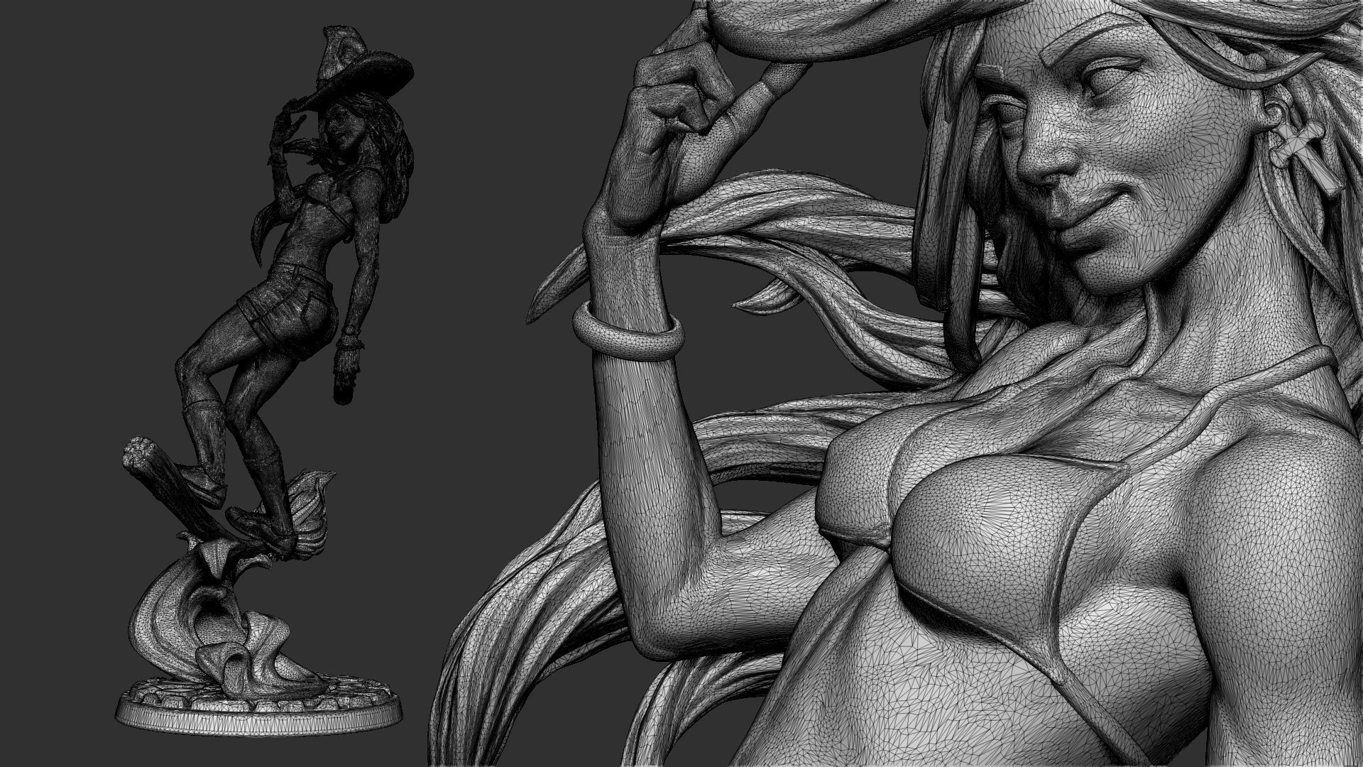 Anita the Young Witch 3D print model_8