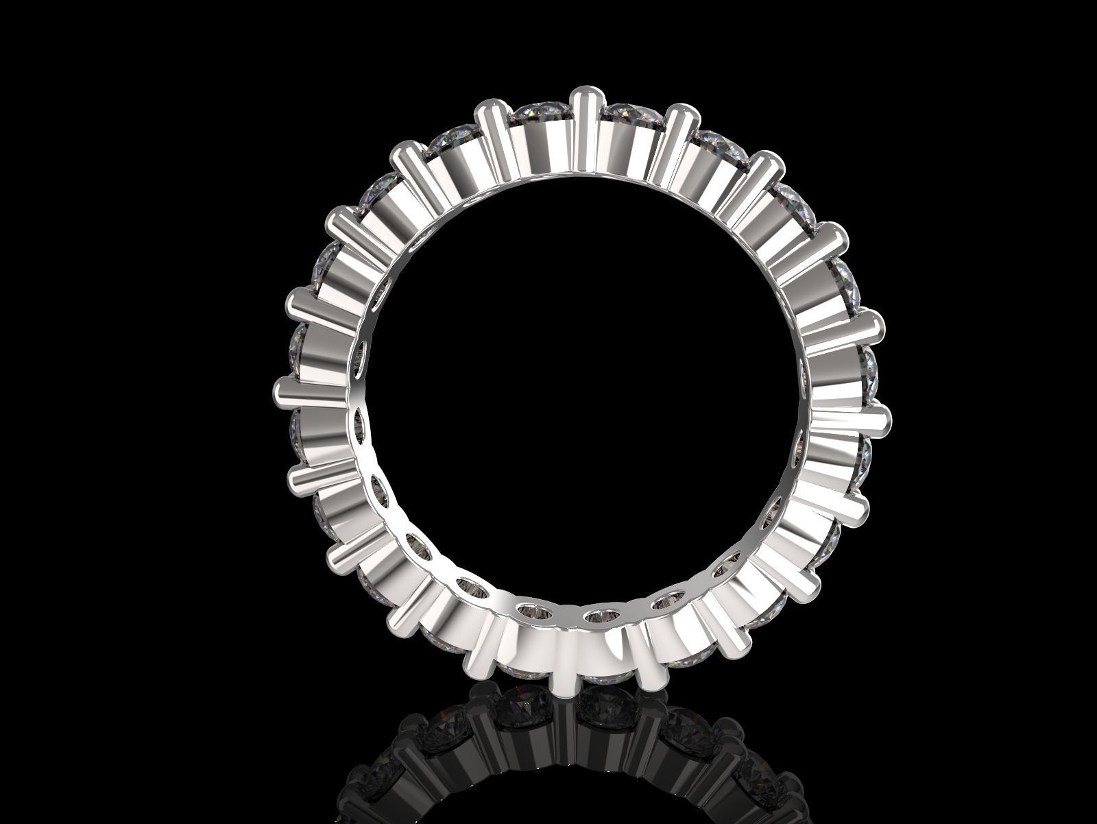 Ring band wedding 3D print model_1