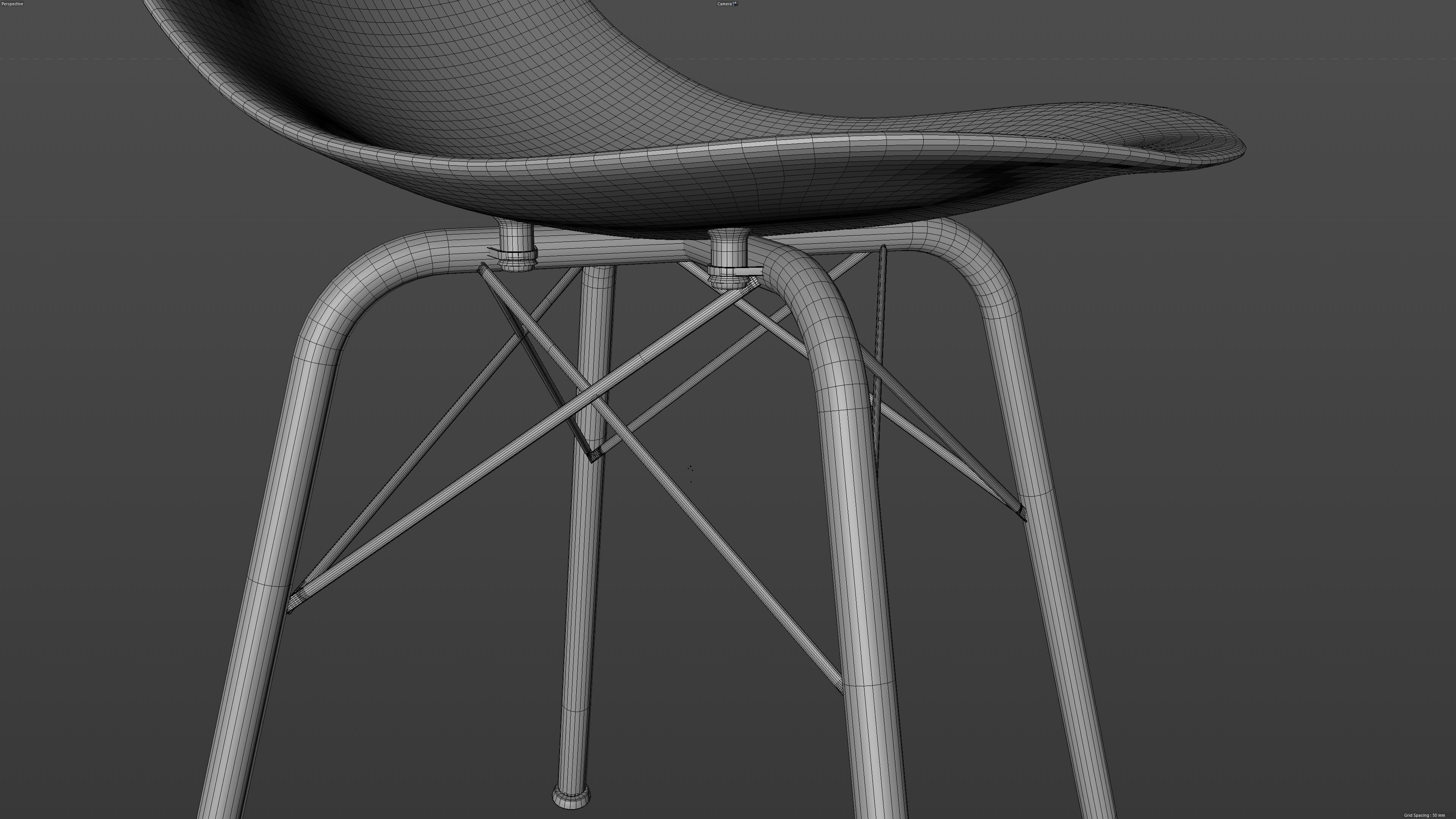Plastic Chair 3D model_4