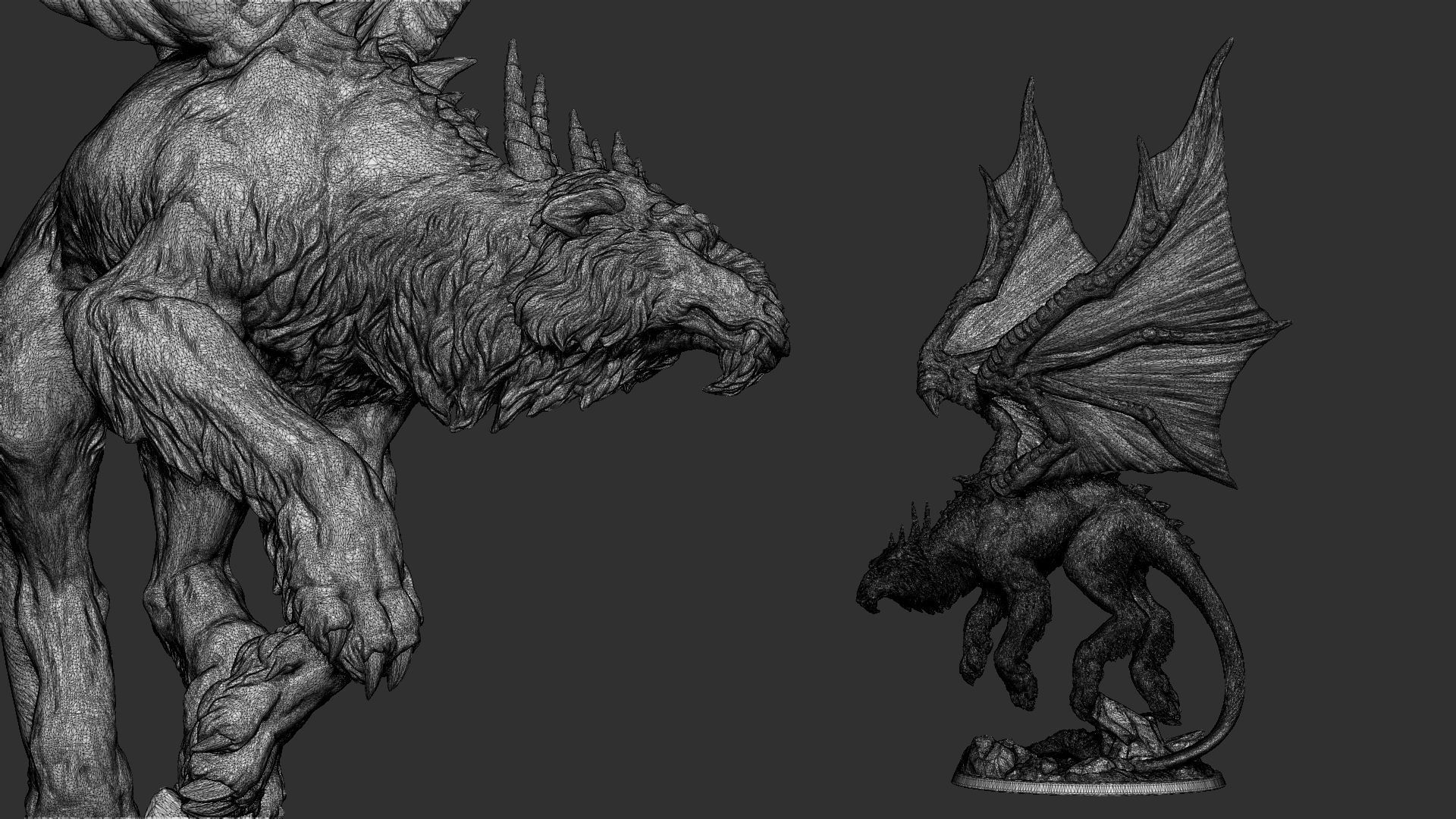 O elle Dragon 2 variants 3D print model_8