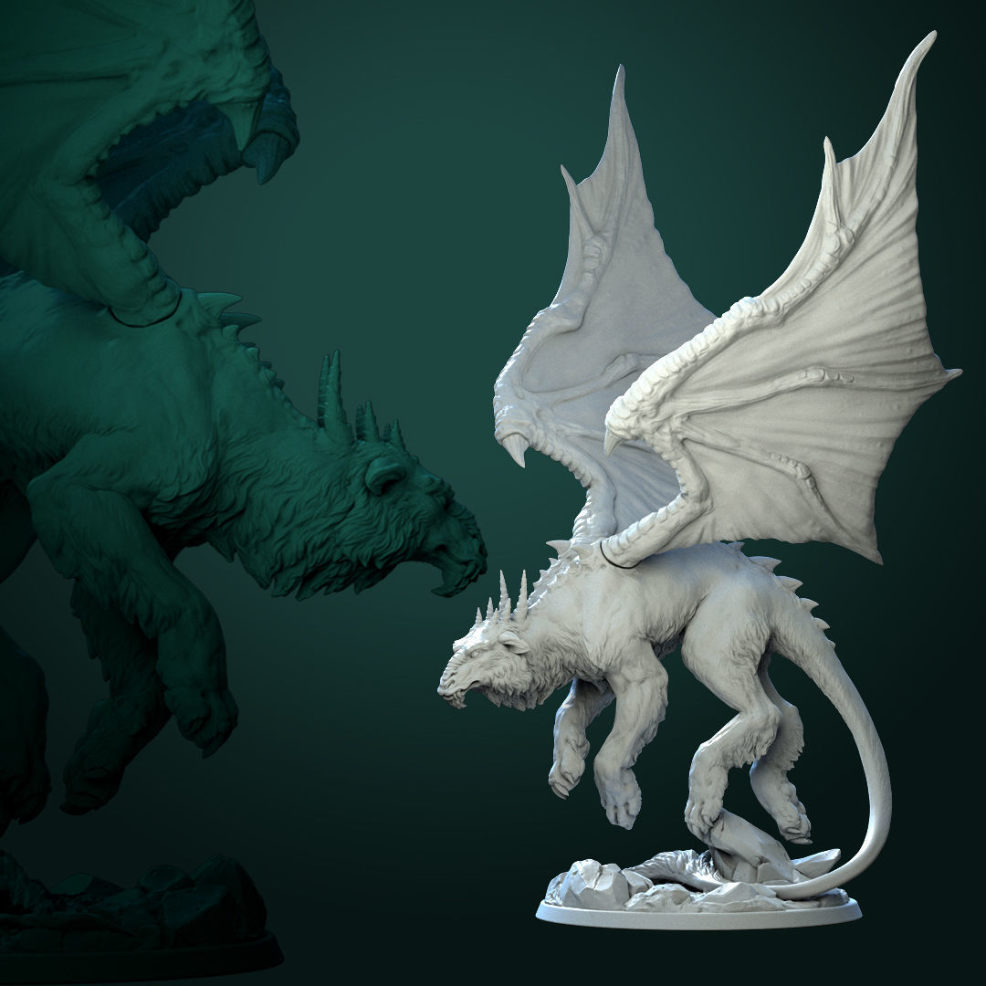 O elle Dragon 2 variants 3D print model_3