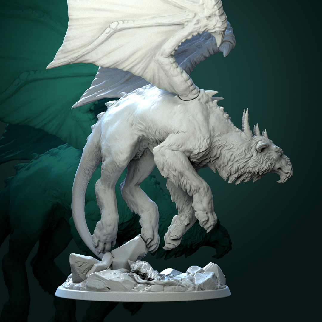 O elle Dragon 2 variants 3D print model_5