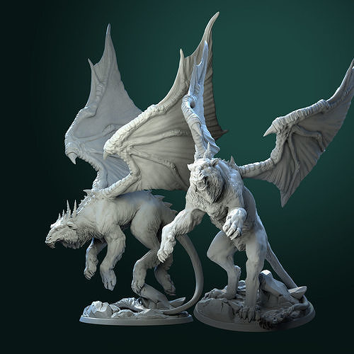 O elle Dragon 2 variants 3D print model