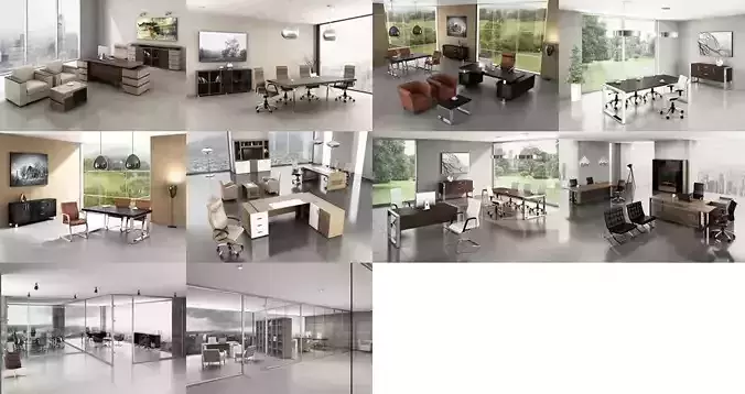 10 Office Interior Pack Collection 05 